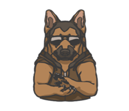 Hoodie series: Dog sticker #5817000