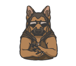 Hoodie series: Dog sticker #5817000