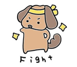 Marron of Dachshund - English version sticker #5817371