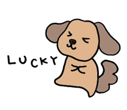 Marron of Dachshund - English version sticker #5817380