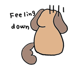 Marron of Dachshund - English version sticker #5817391