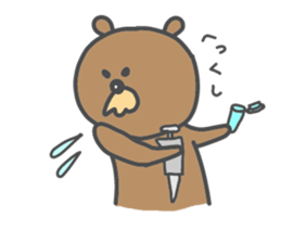 chemist bear sticker #5817498