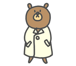 chemist bear sticker #5817502