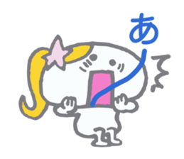 Girl with a ponytail! sticker #5817901