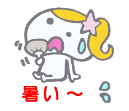 Girl with a ponytail! sticker #5817913