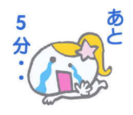 Girl with a ponytail! sticker #5817915