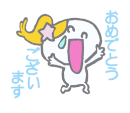 Girl with a ponytail! sticker #5817933