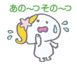 Girl with a ponytail! sticker #5817947