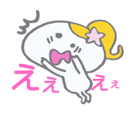 Girl with a ponytail! sticker #5817955