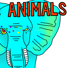 40 cute Animals Sticker