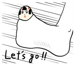 Socks with holes sticker #5818462