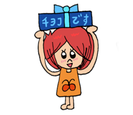 Girl's Fastival Life sticker #5818929