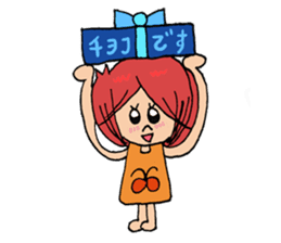 Girl's Fastival Life sticker #5818929