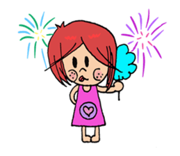 Girl's Fastival Life sticker #5818930