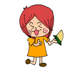 Girl's Fastival Life sticker #5818939