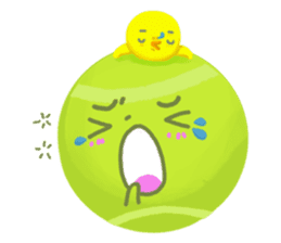 Let's play tennis!...Tennis is my life. sticker #5819363