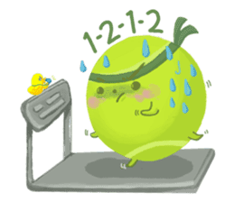 Let's play tennis!...Tennis is my life. sticker #5819367