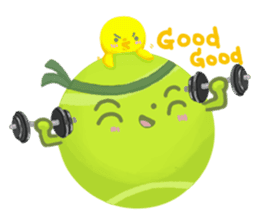 Let's play tennis!...Tennis is my life. sticker #5819368