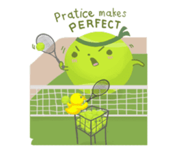 Let's play tennis!...Tennis is my life. sticker #5819370