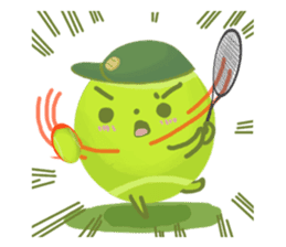 Let's play tennis!...Tennis is my life. sticker #5819376