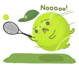 Let's play tennis!...Tennis is my life. sticker #5819379