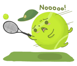 Let's play tennis!...Tennis is my life. sticker #5819379