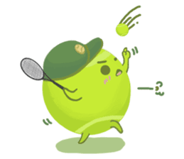 Let's play tennis!...Tennis is my life. sticker #5819380