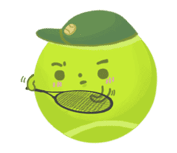 Let's play tennis!...Tennis is my life. sticker #5819383