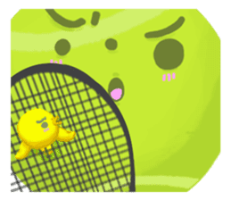 Let's play tennis!...Tennis is my life. sticker #5819384