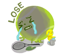 Let's play tennis!...Tennis is my life. sticker #5819387