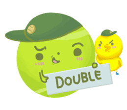 Let's play tennis!...Tennis is my life. sticker #5819390