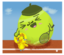 Let's play tennis!...Tennis is my life. sticker #5819399