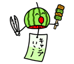 Summer, summer and wind bell sticker #5819779