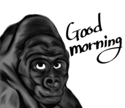 Gorilla-Sticker2 sticker #5819810