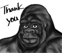 Gorilla-Sticker2 sticker #5819811