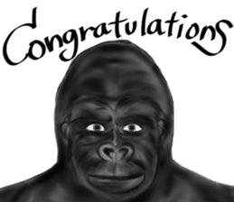 Gorilla-Sticker2 sticker #5819812