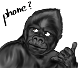 Gorilla-Sticker2 sticker #5819813