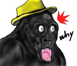 Gorilla-Sticker2 sticker #5819814