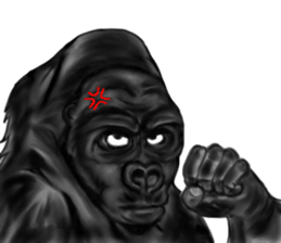 Gorilla-Sticker2 sticker #5819816