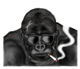 Gorilla-Sticker2 sticker #5819820