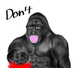 Gorilla-Sticker2 sticker #5819822