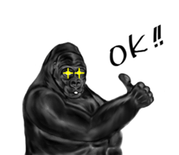 Gorilla-Sticker2 sticker #5819827
