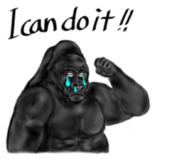 Gorilla-Sticker2 sticker #5819829