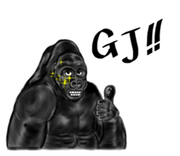 Gorilla-Sticker2 sticker #5819830