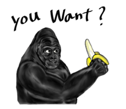 Gorilla-Sticker2 sticker #5819832