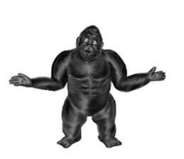 Gorilla-Sticker2 sticker #5819833