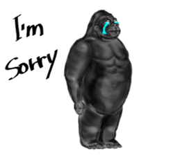 Gorilla-Sticker2 sticker #5819839