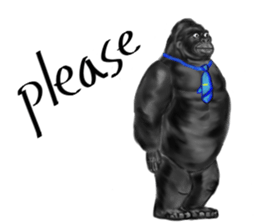 Gorilla-Sticker2 sticker #5819842