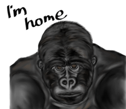 Gorilla-Sticker2 sticker #5819848