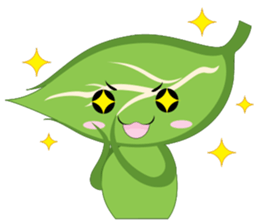 Q leaf sticker #5820311